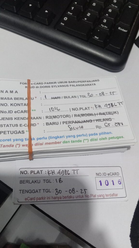 Kartu Member baru id 1016