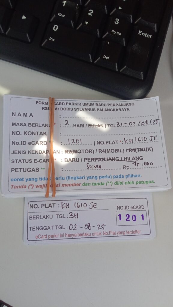 Kartu Member baru id 1201