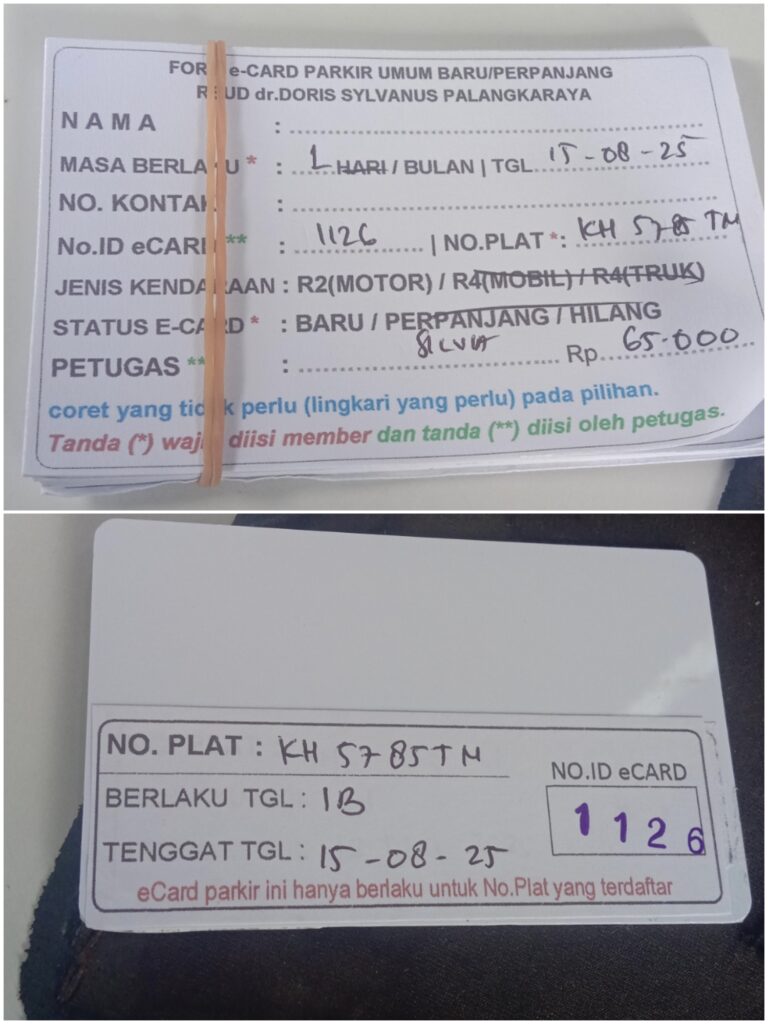 Kartu Member baru id 1126