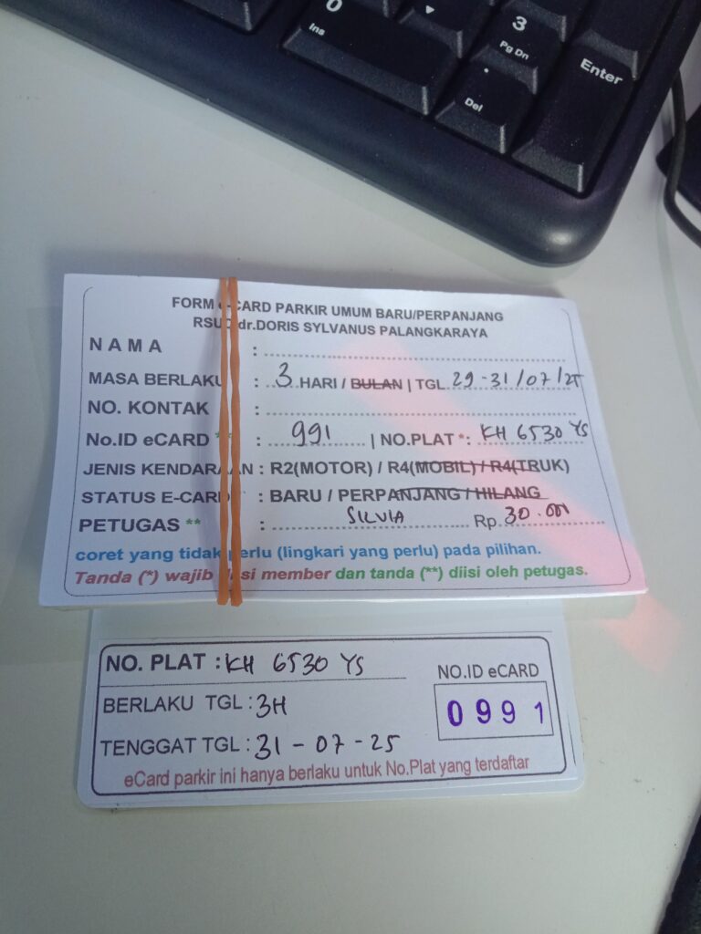 Kartu Member baru id 991