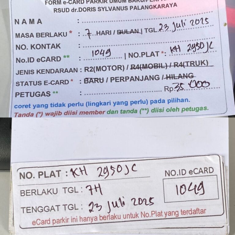 Kartu Member perpanjang