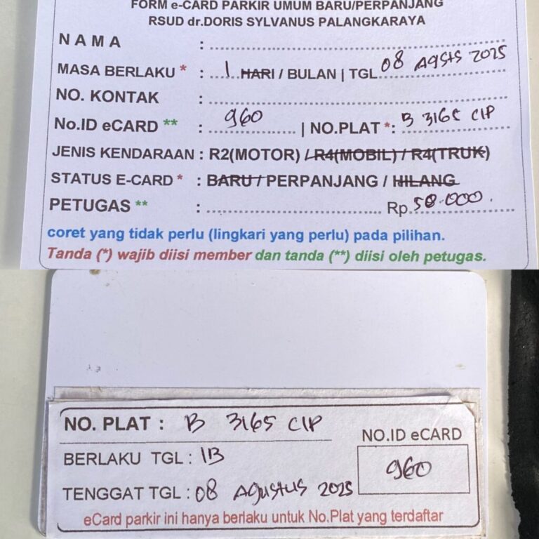 Kartu Member perpanjang