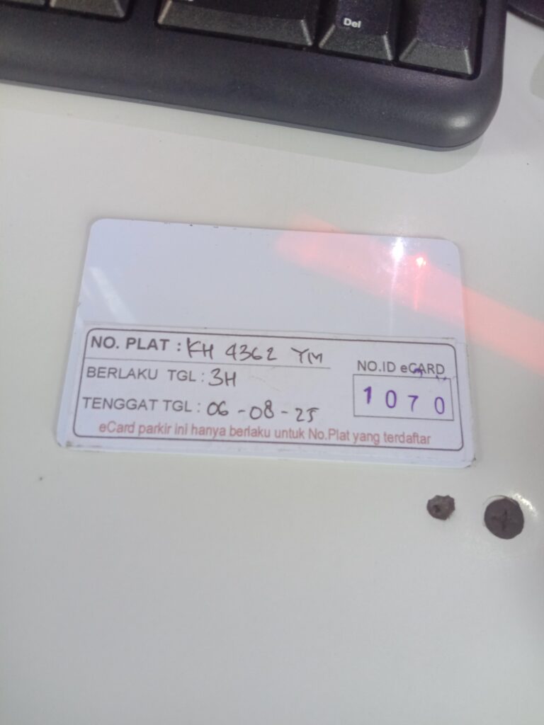 Kartu member kembali id 1070