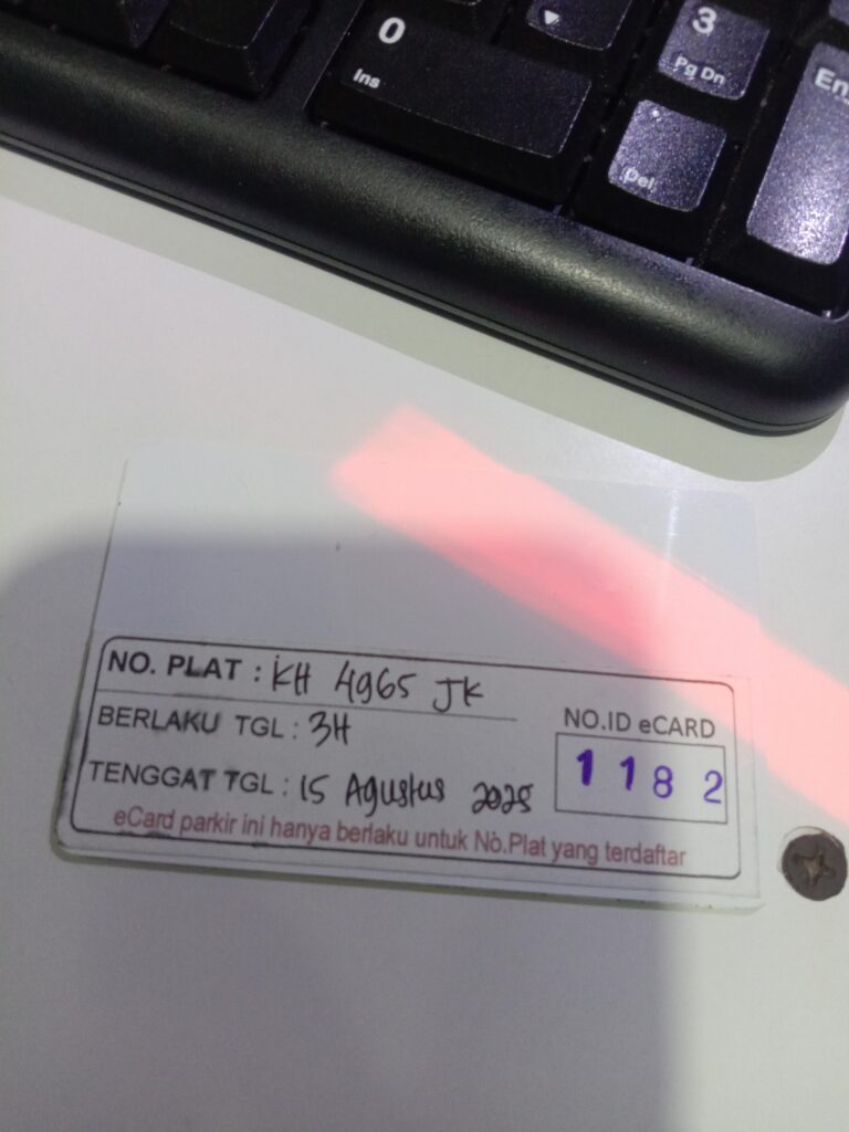 Kartu member kembali id 1182