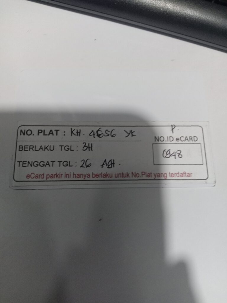 Kartu member kembali id 948