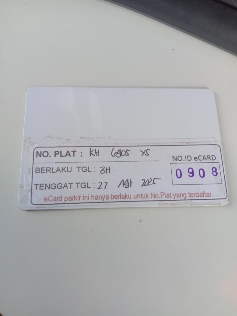 Kartu member kembali id 908