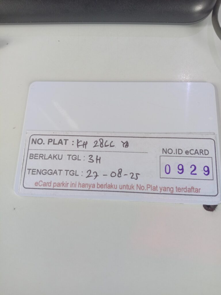 Kartu member kembali id 929