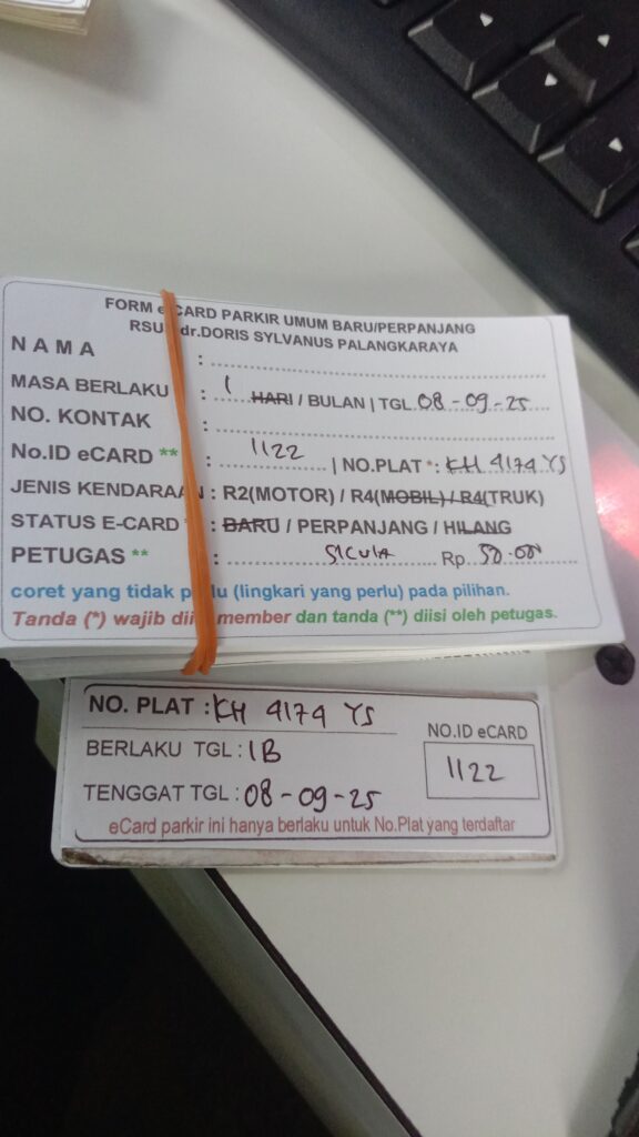 Kartu Member perpanjang id 1122