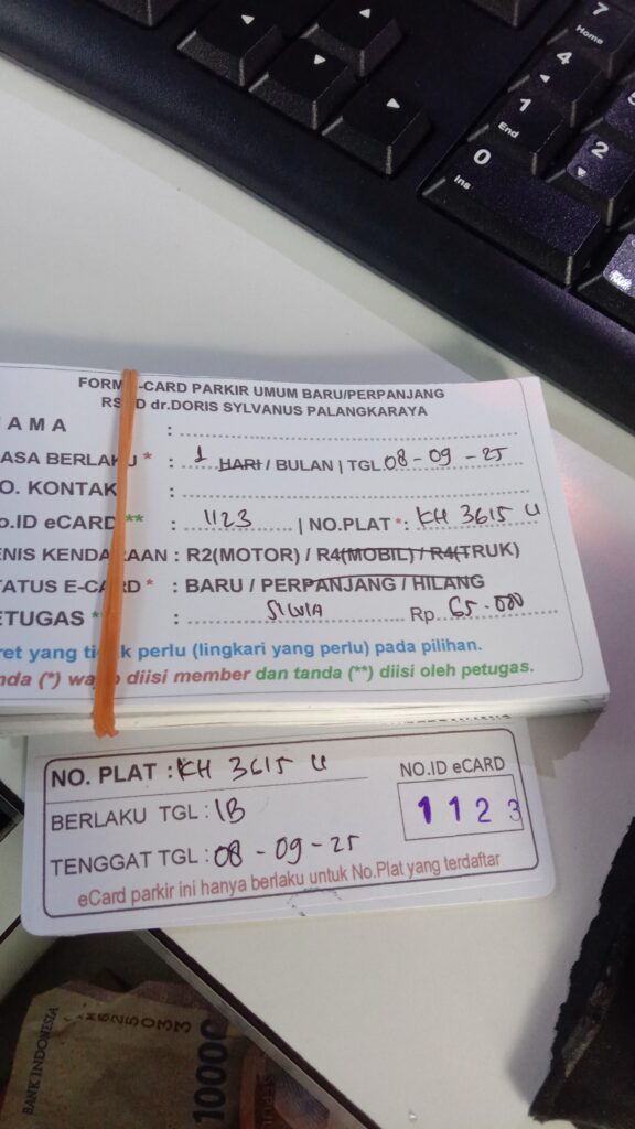 Kartu Member baru id 1123