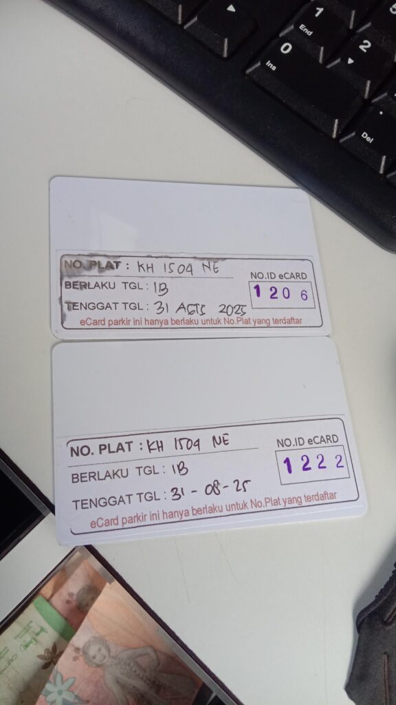 Kartu Member baru id 1222