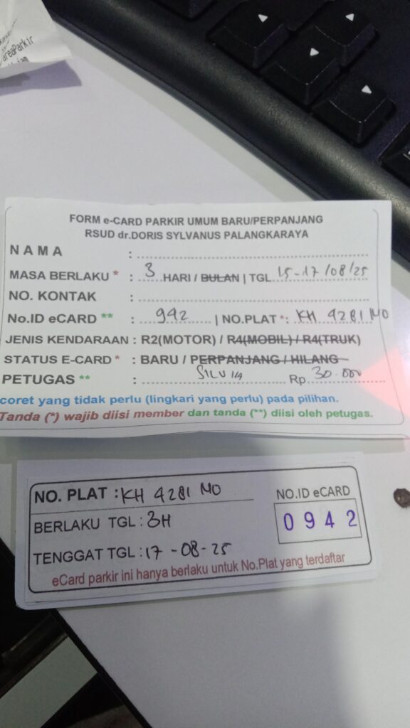 Kartu Member baru id 942