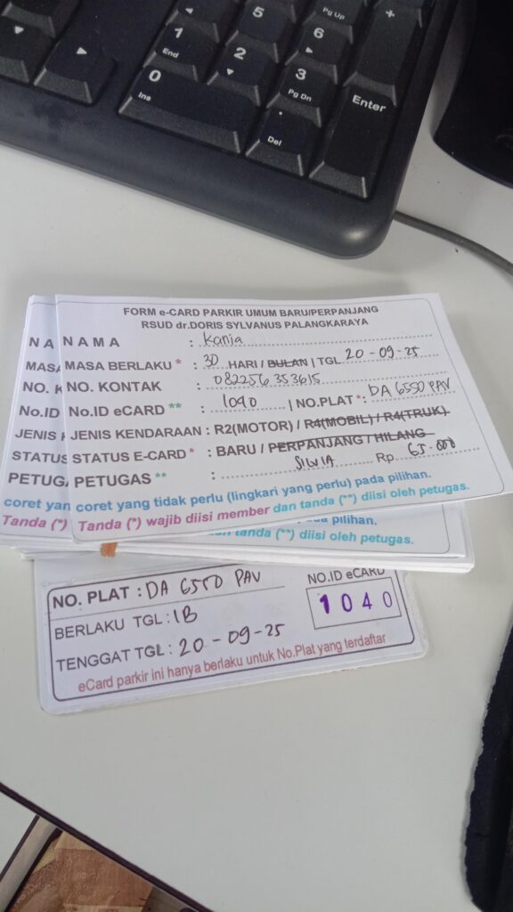 Kartu Member baru id 1040