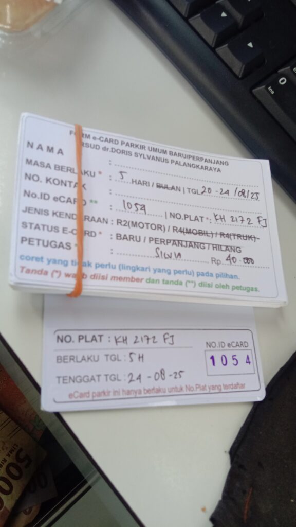 Kartu Member baru id 1054