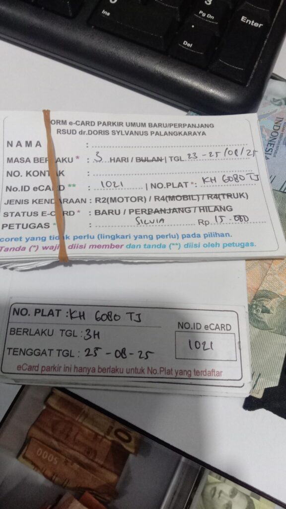 Kartu Member perpanjang id 1021