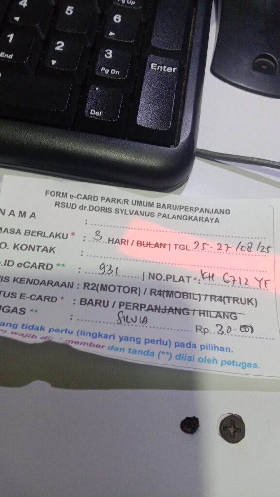 Kartu Member baru id 931