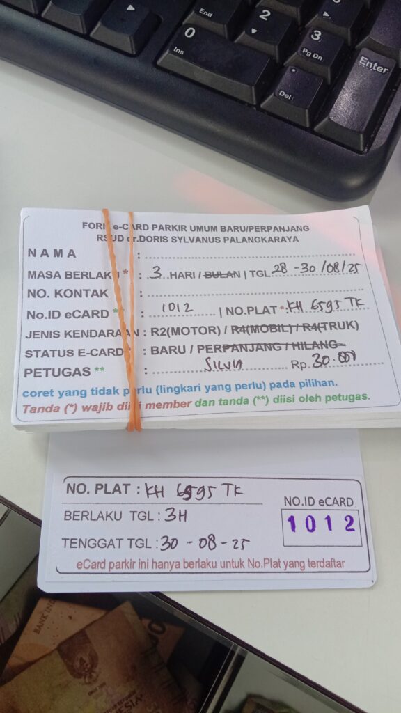 Kartu Member baru id 1012
