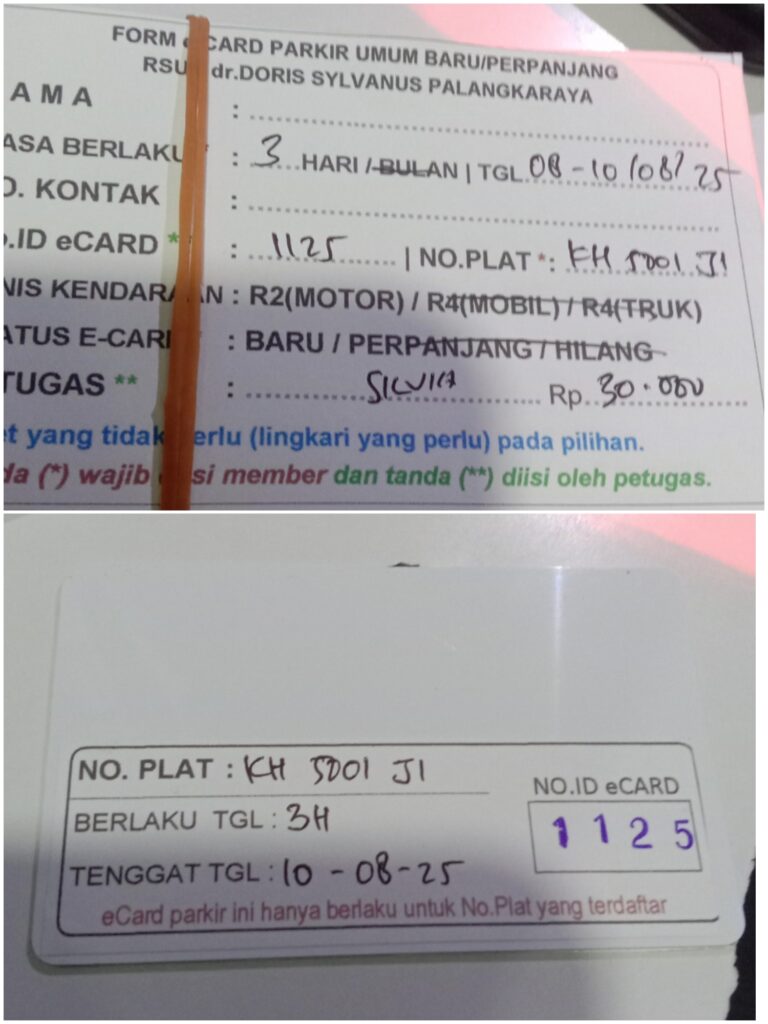 Kartu Member baru id 1125