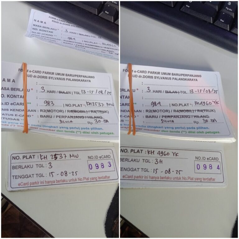 Kartu Member baru id 983, 984