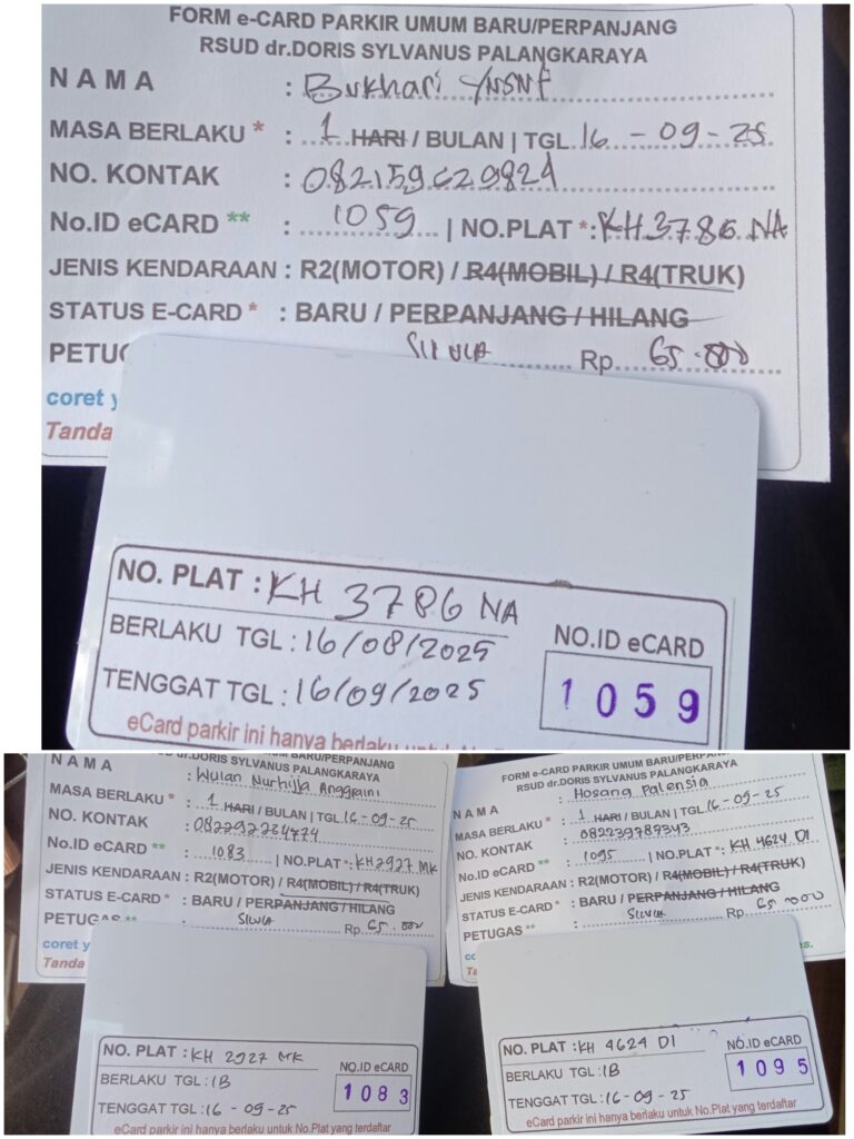 Kartu Member baru id 1083, 1059, 1095