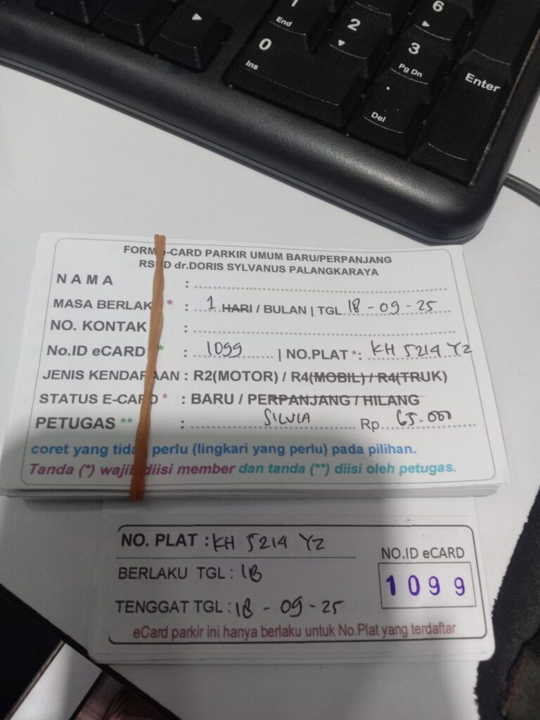 Kartu Member baru id 1099