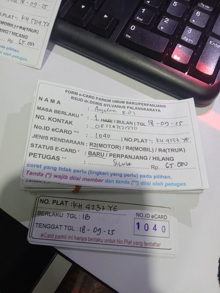 Kartu Member baru id 1040