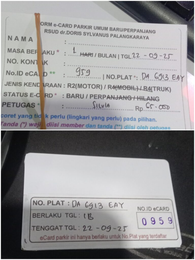 Kartu Member baru id 959