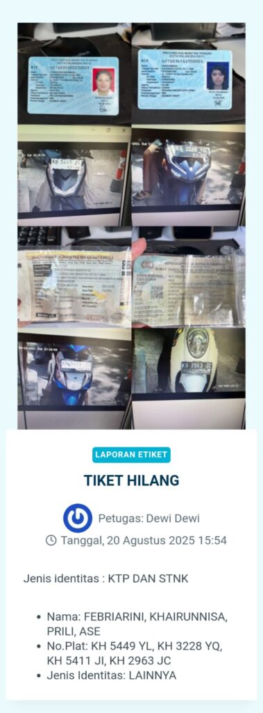 Kasir – entri data etiket hilang secara massal