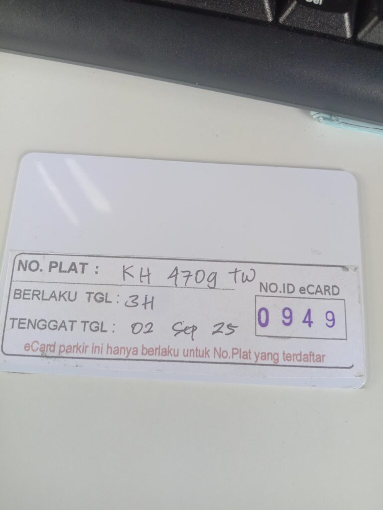 Kartu member kembali id 949