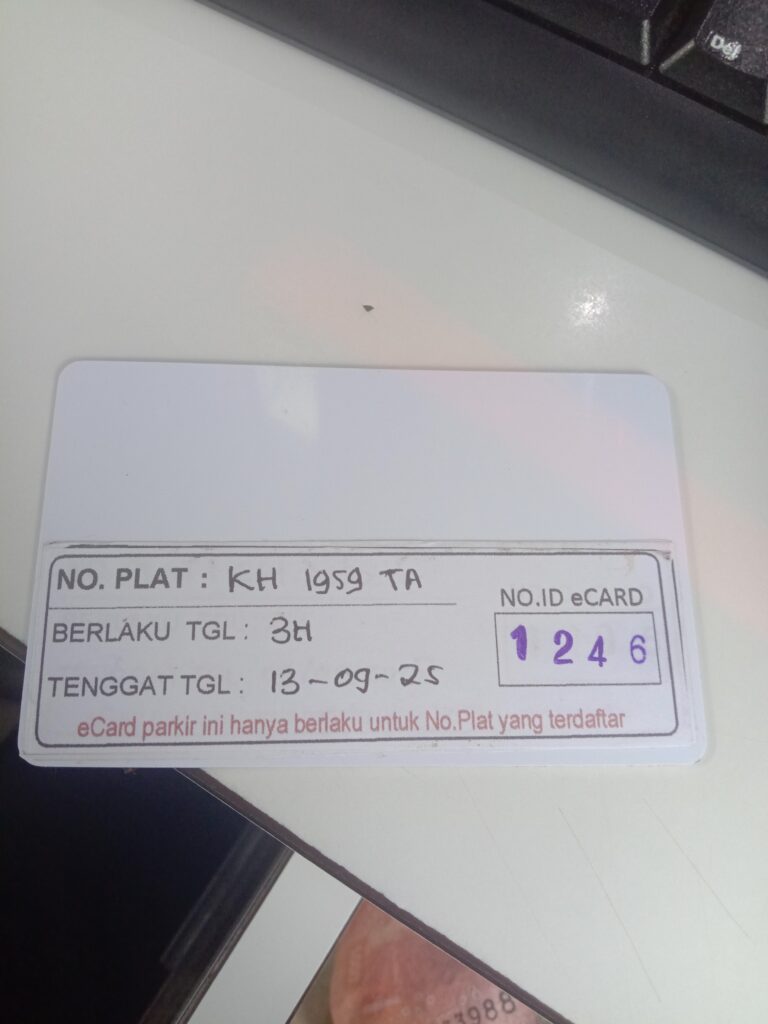 Kartu member kembali id 1246