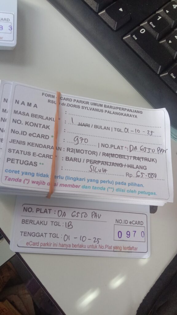 Kartu Member baru id 970