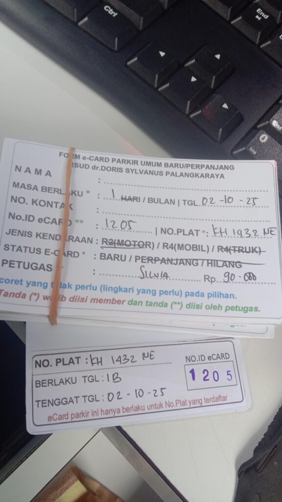 Kartu Member baru id 1205