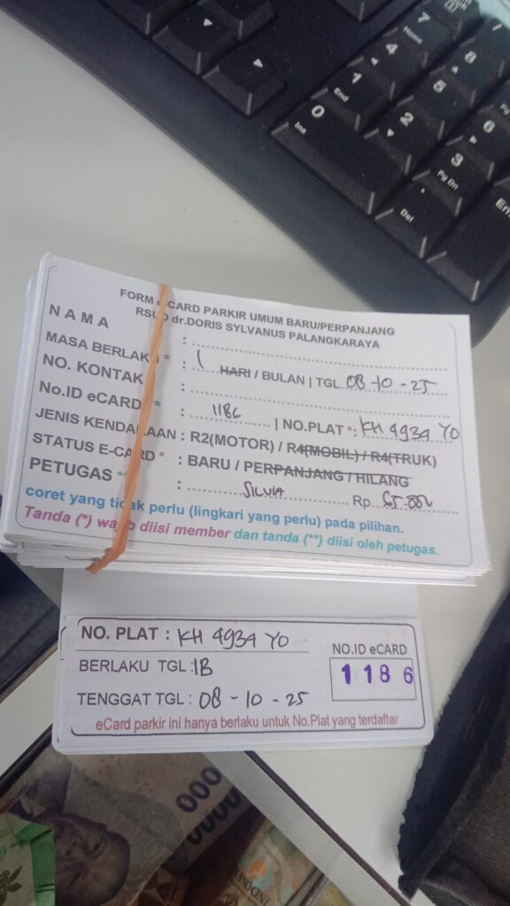 Kartu Member baru id 1186