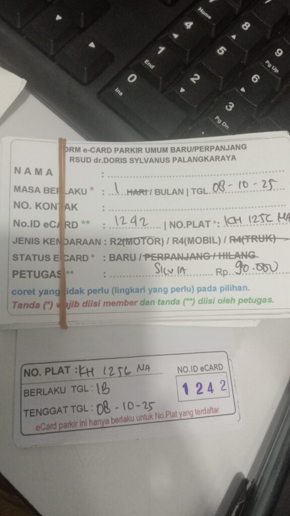 Kartu Member baru id 1242