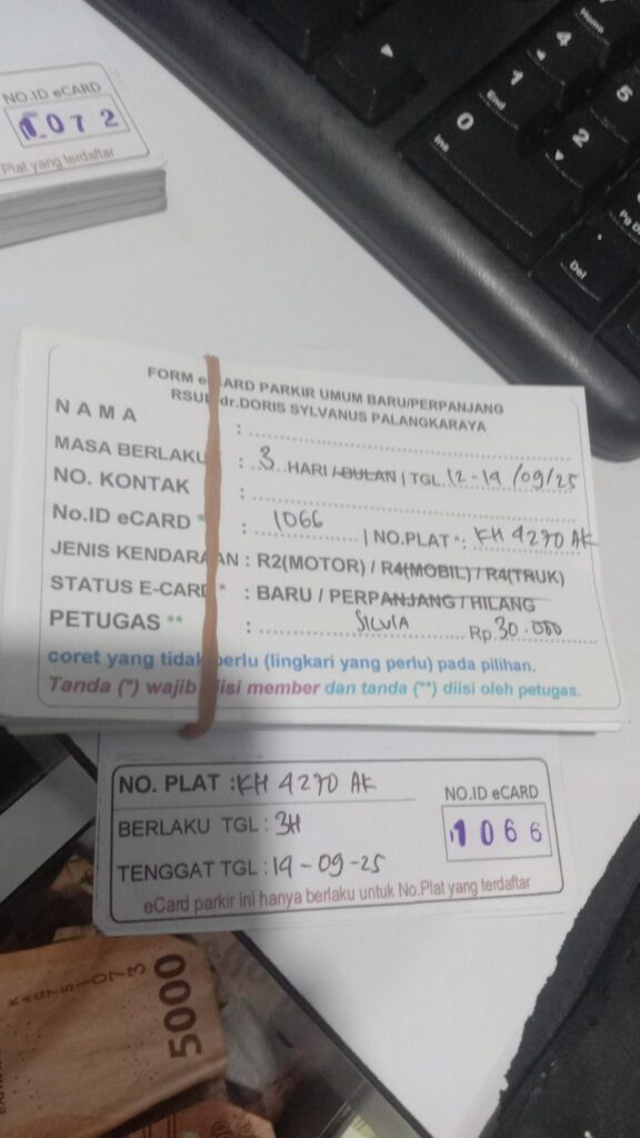 Kartu Member baru id 1066