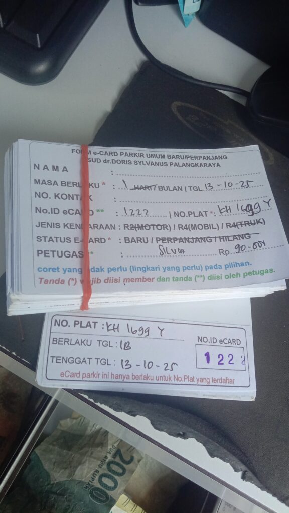 Kartu Member baru id 1222