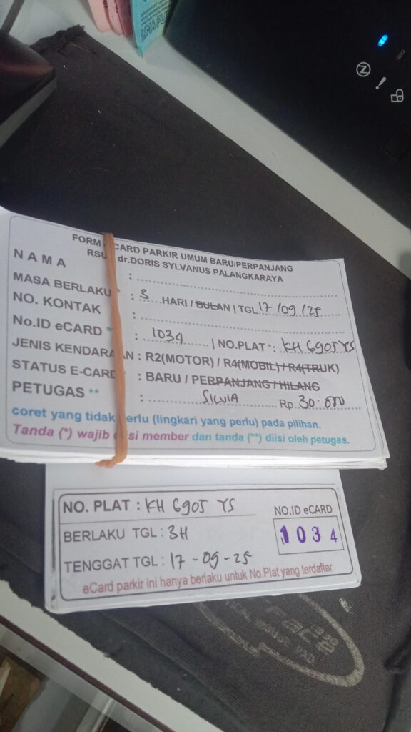 Kartu Member baru id 1034