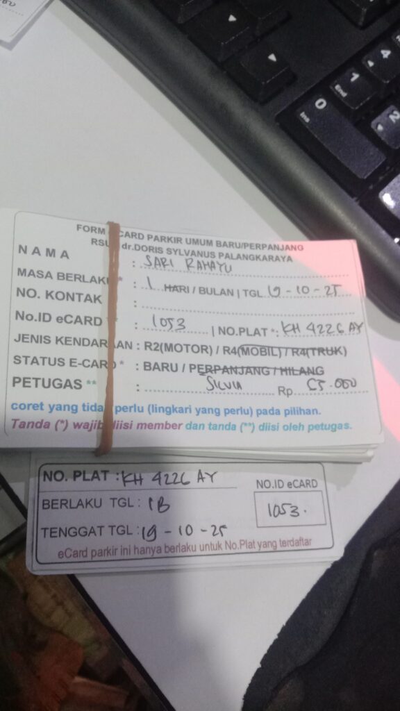 Kartu Member baru id 1053