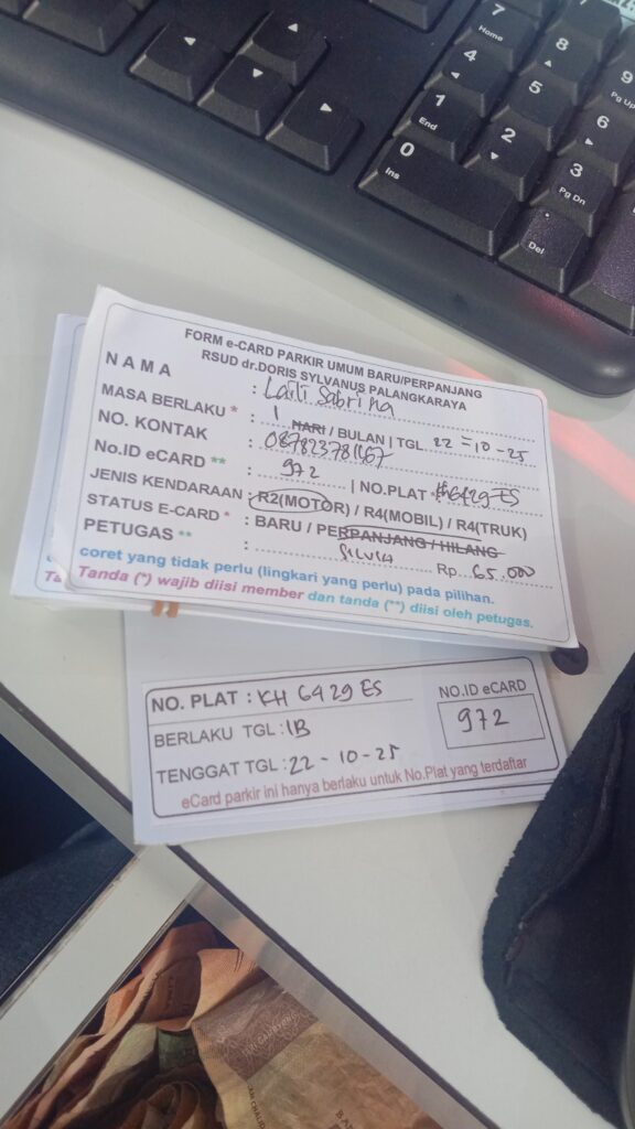 Kartu Member baru id 972