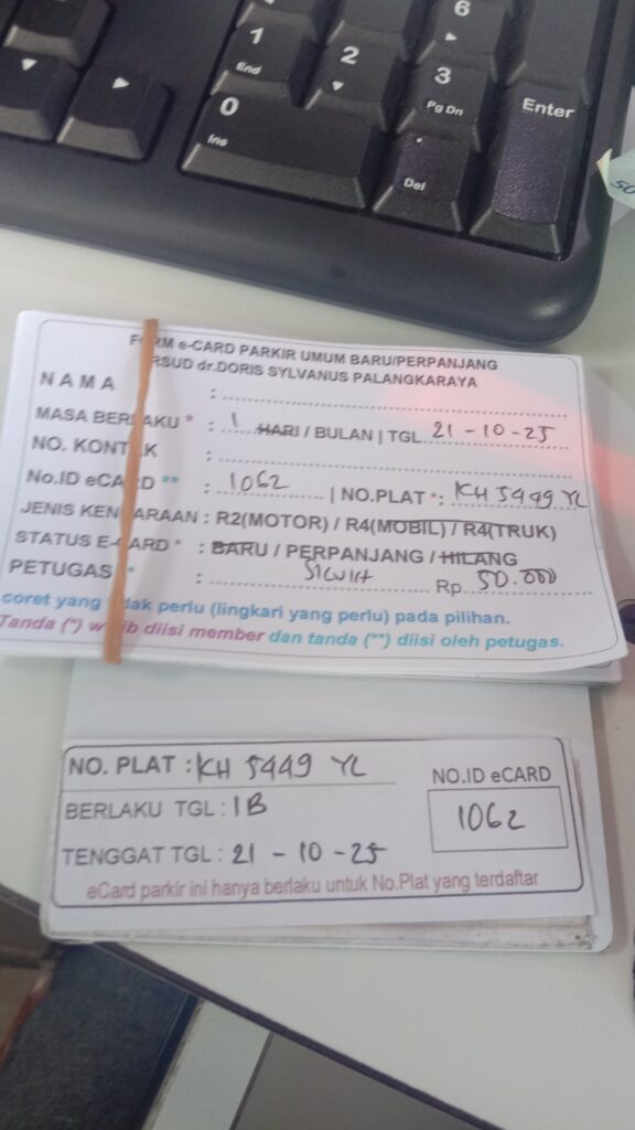 Kartu Member perpanjang id 1062