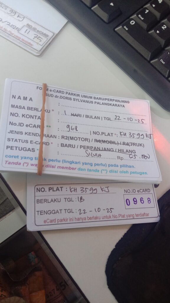 Kartu Member baru id 968