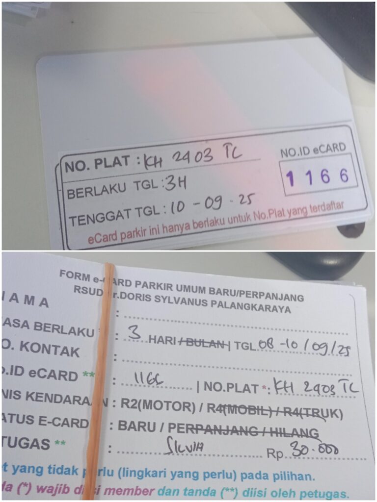 Kartu Member baru id 1166