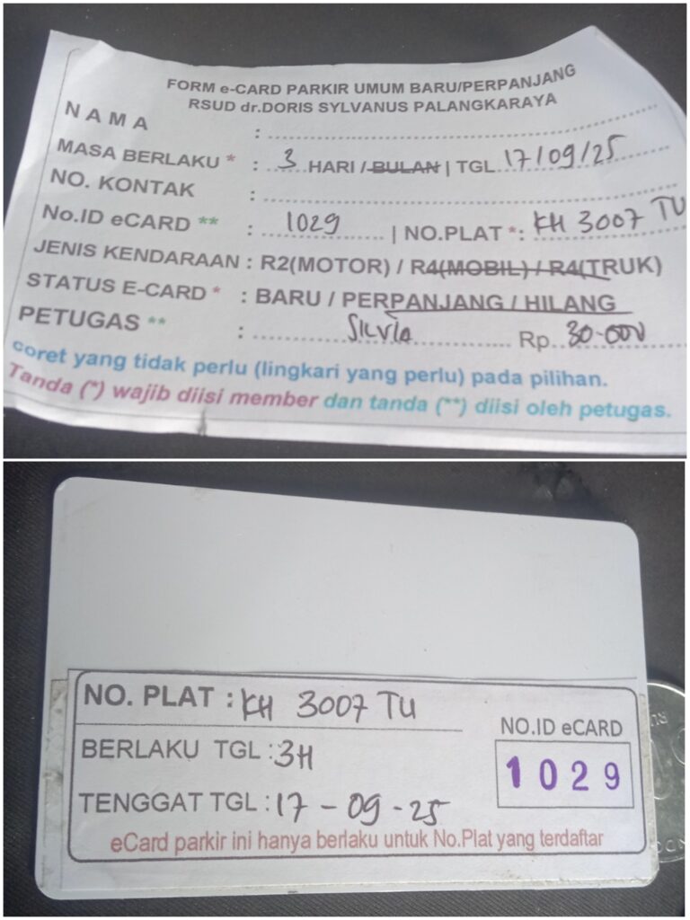 Kartu Member baru id 1029