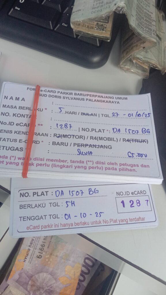 Kartu Member baru id 1287