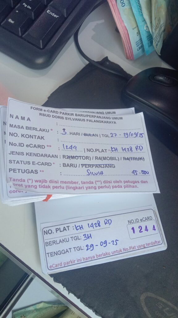 Kartu Member baru id 1244