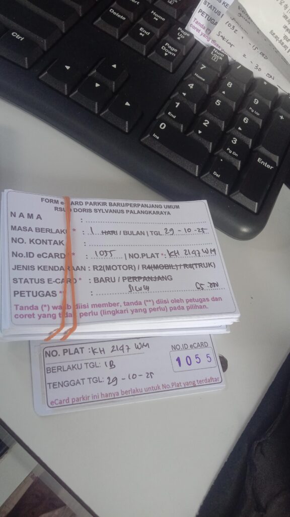 Kartu Member baru id 1055