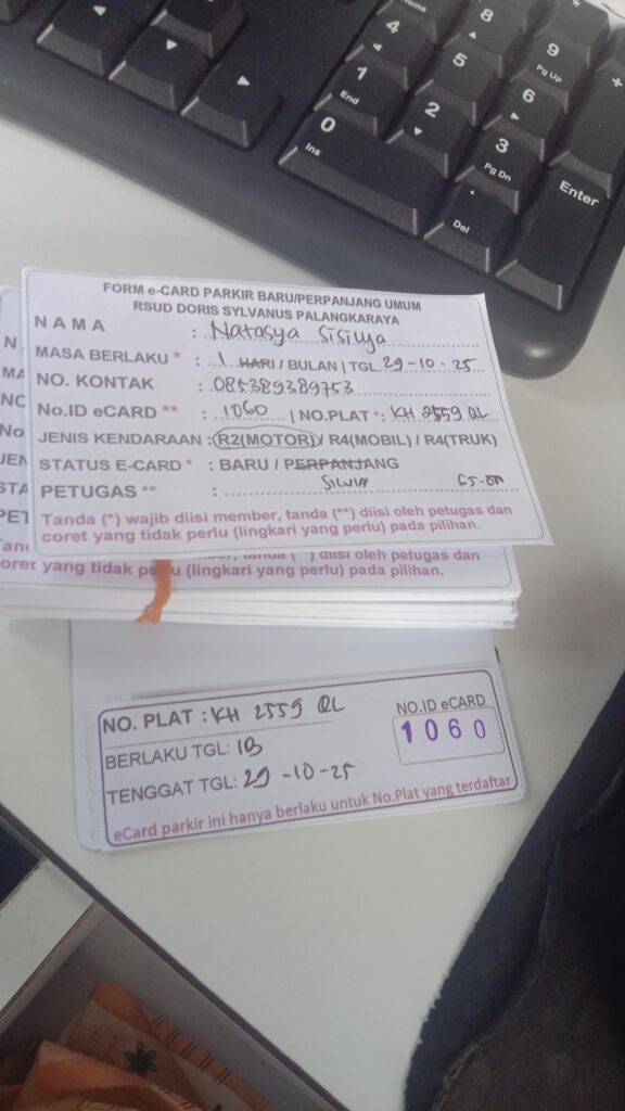 Kartu Member baru id 1060