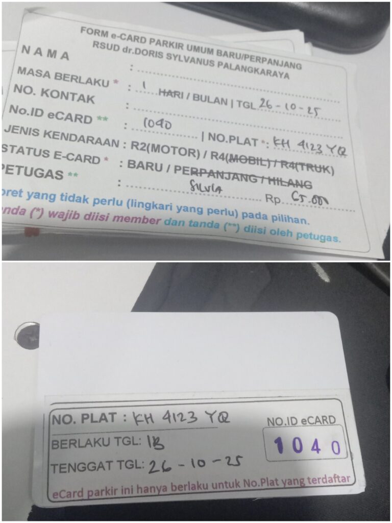 Kartu Member baru id 1040