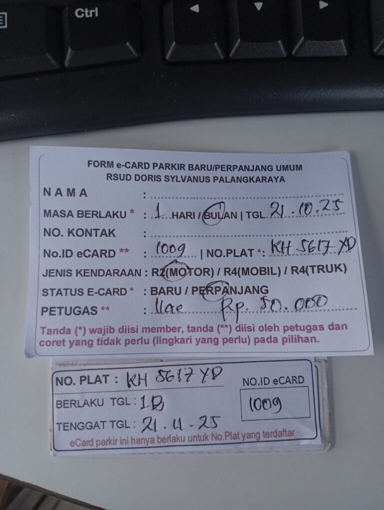 Kartu Member Perpanjang ID 1009