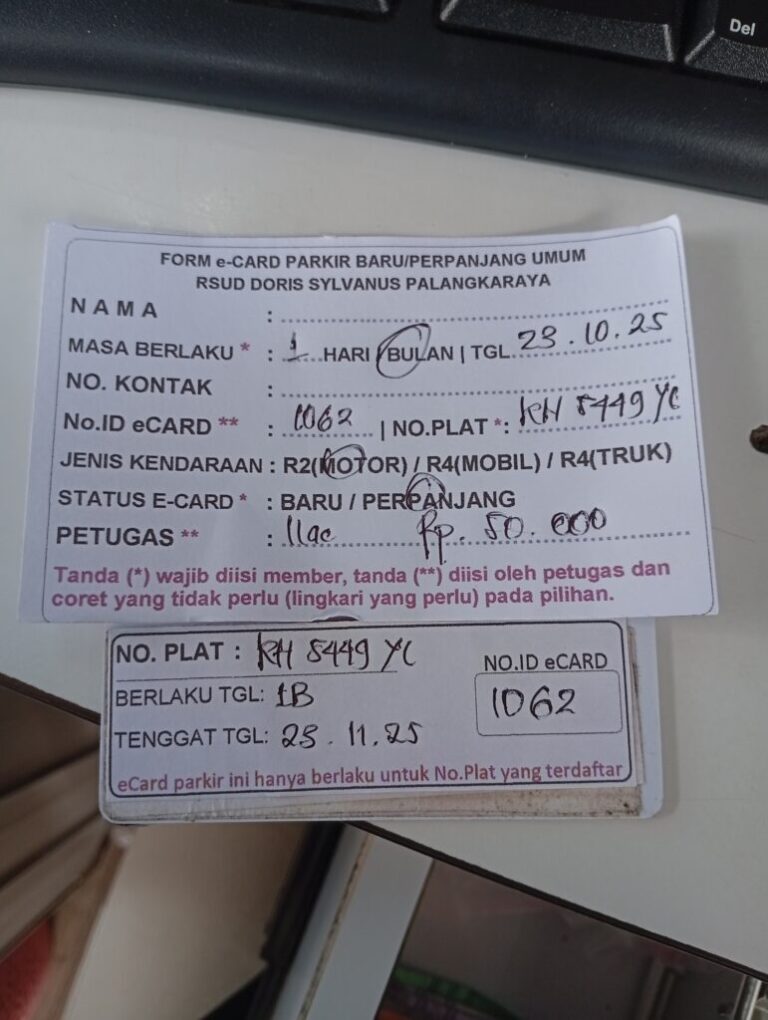 Kartu Member Perpanjang ID 1062