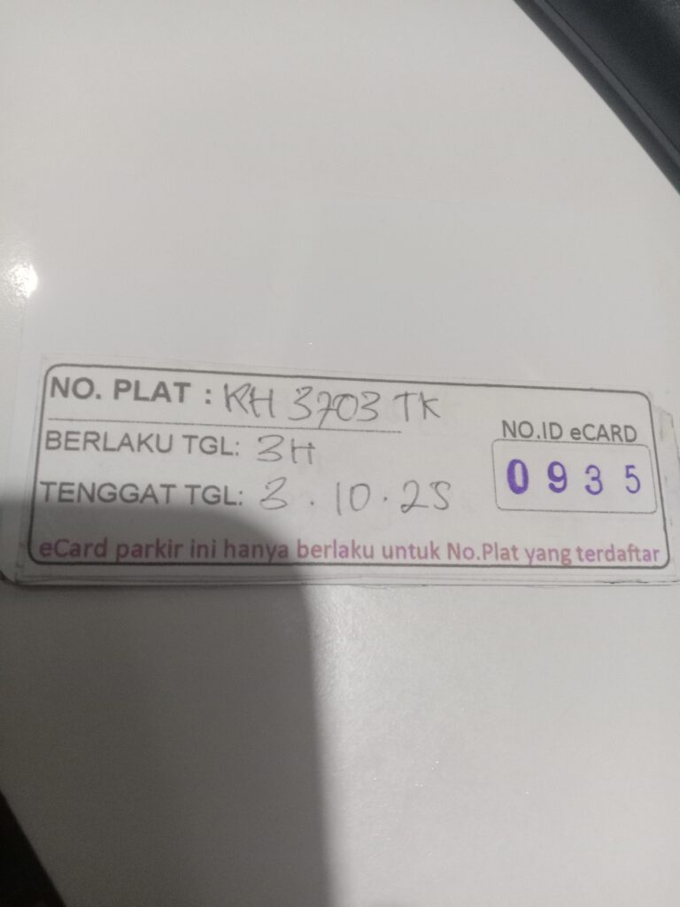 Kartu member kembali id 935